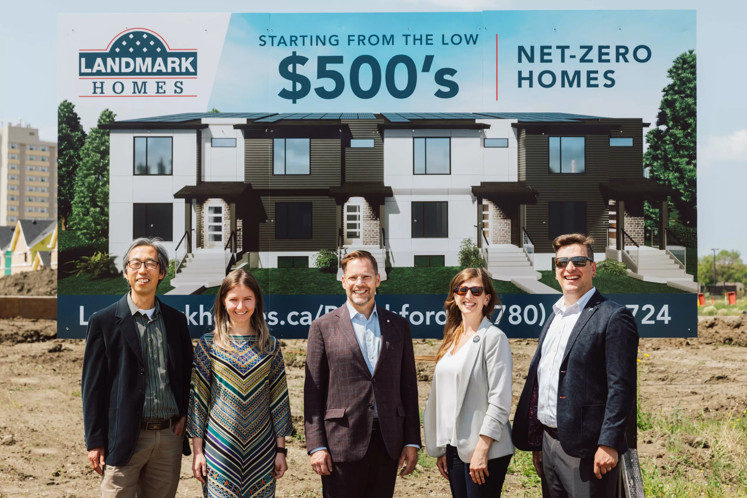 Celebrating Landmark Homes Construction KickOff Blatchford