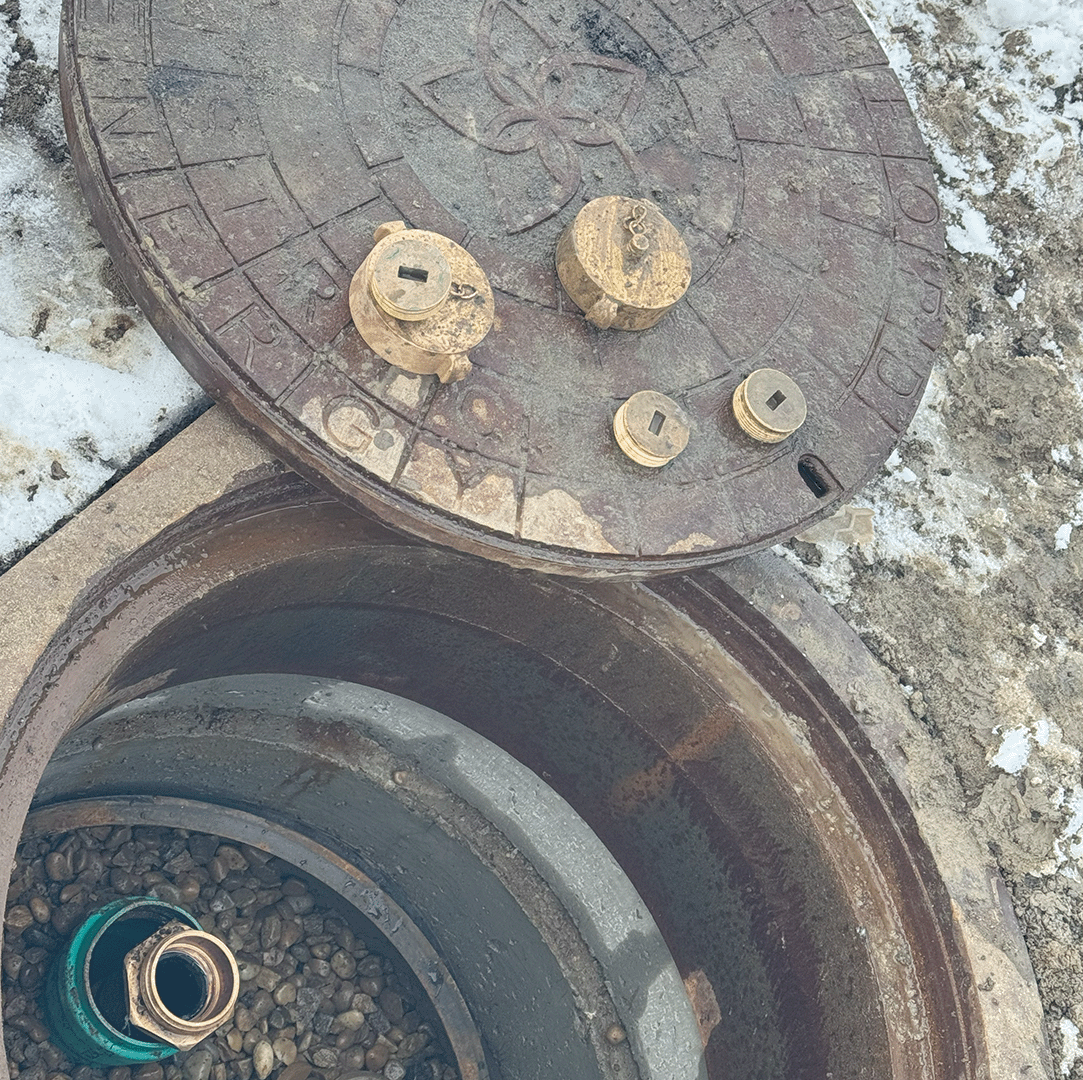 Manhole for the Blatchford Renewable Energy utility