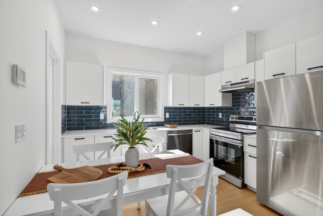 Kitchen in a Pilot townhome