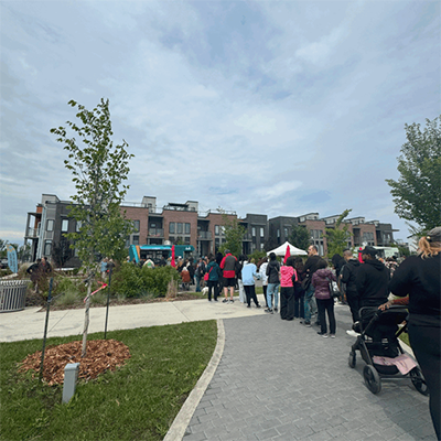Food truck line up at 2025 summer block party