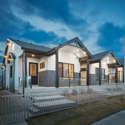 StreetSide's bungalow townhomes (exterior)