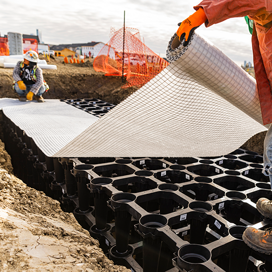 Soil cell installation