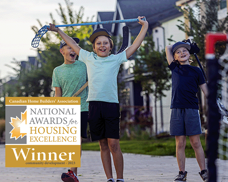 Best new community award win / street hockey